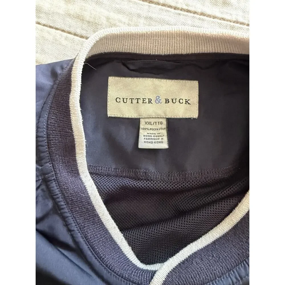 Cutter & Buck Windtec Crewneck Pullover Windbreaker Men’s XXL Has Small Logo VTG